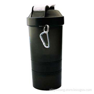 Whey Protein Smart Shaker Bottle for gym, Multiple Compartments, BPA Free Material